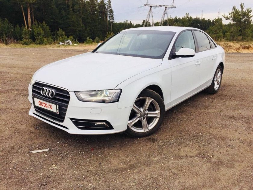 Ауди а4 седан белая