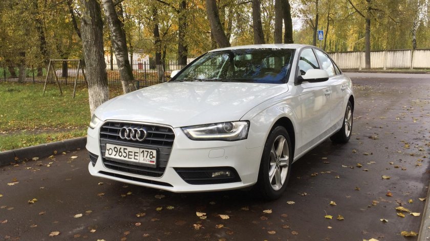 Audi a4 белая 2013