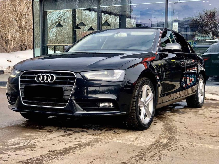 Ауди а4 черная