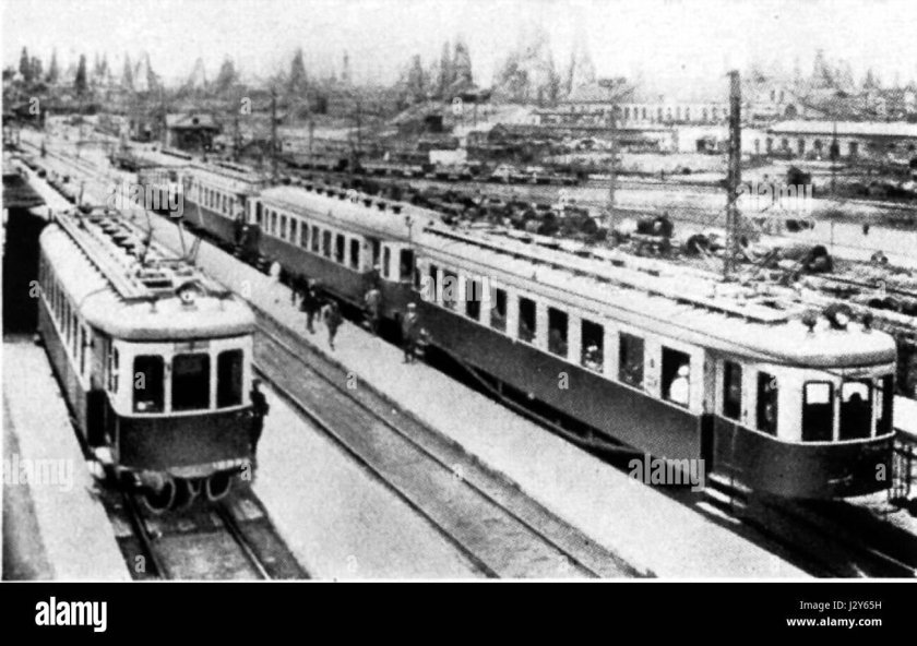 Электропоезда Баку -Сураханы 1926