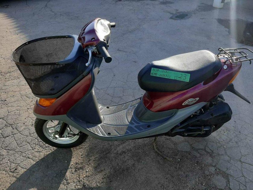 Скутер Хонда дио красный