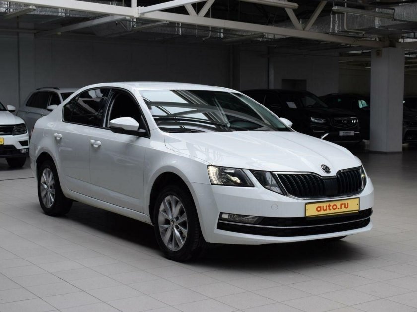 Skoda octavia 2013 — 2017 iii белый