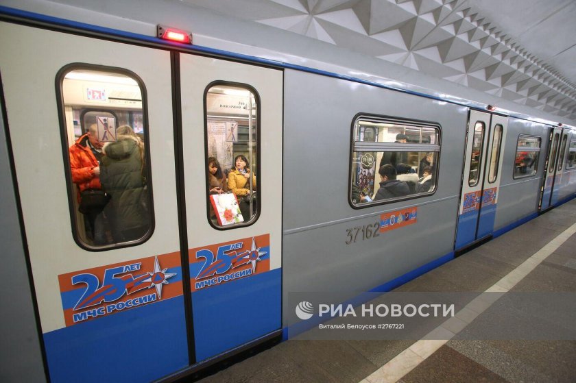 Поезда на Серпуховско-Тимирязевской линии