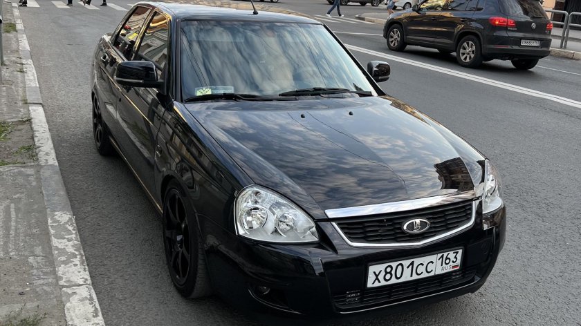 Сине черный Приора код краски