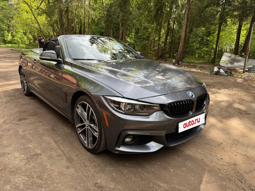 Bmw 430 кабриолет серый
