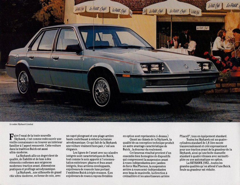 Buick Skyhawk 1982