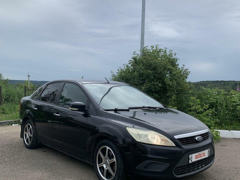 Форд фокус 2 рестайлинг седан черный
