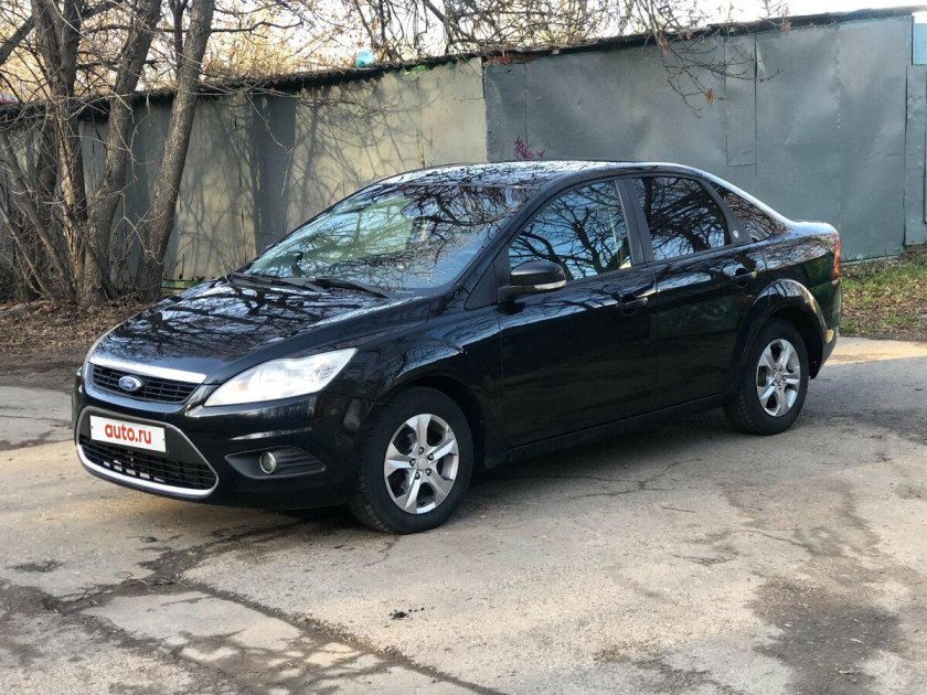 Форд фокус 2 Рестайлинг седан черный