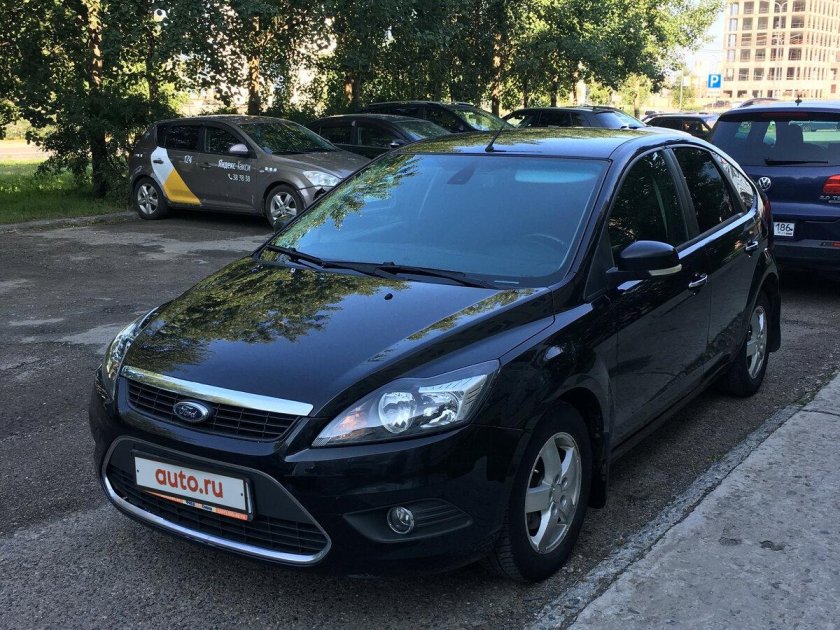 Форд фокус 2 черные фары