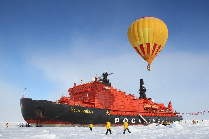 Атомоход 50 лет Победы