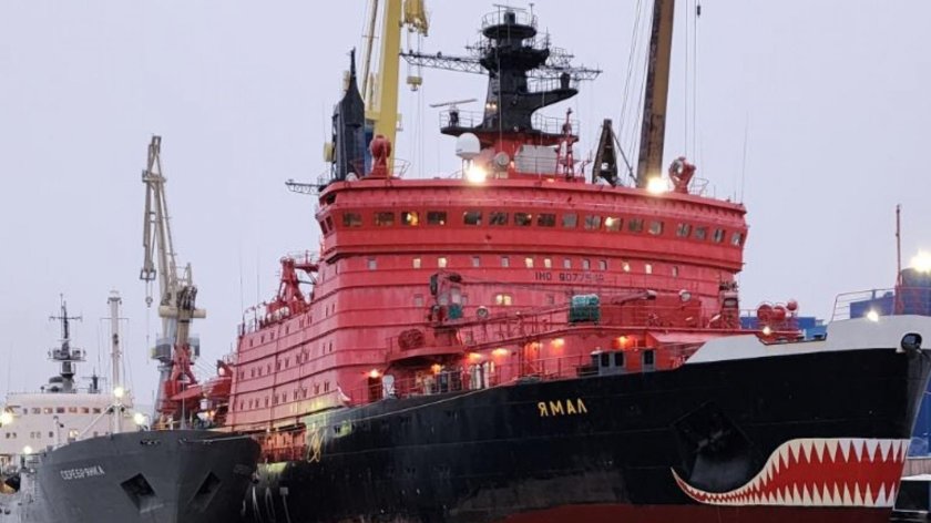 50 Лет Победы атомный ледокол