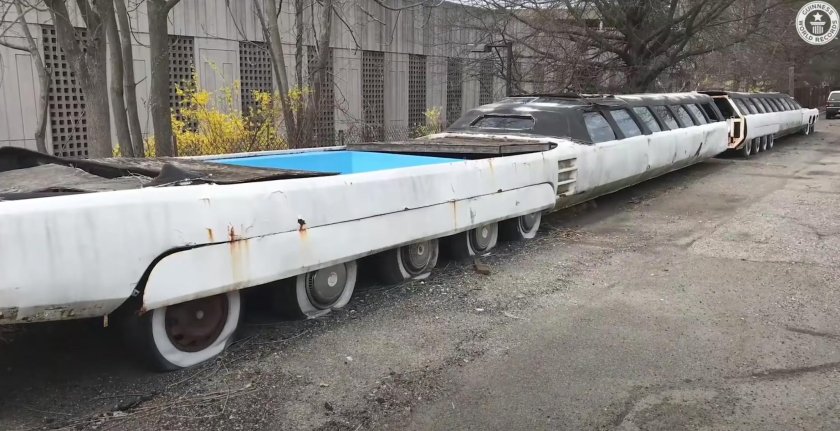 Cadillac Eldorado 1976 самый длинный лимузин