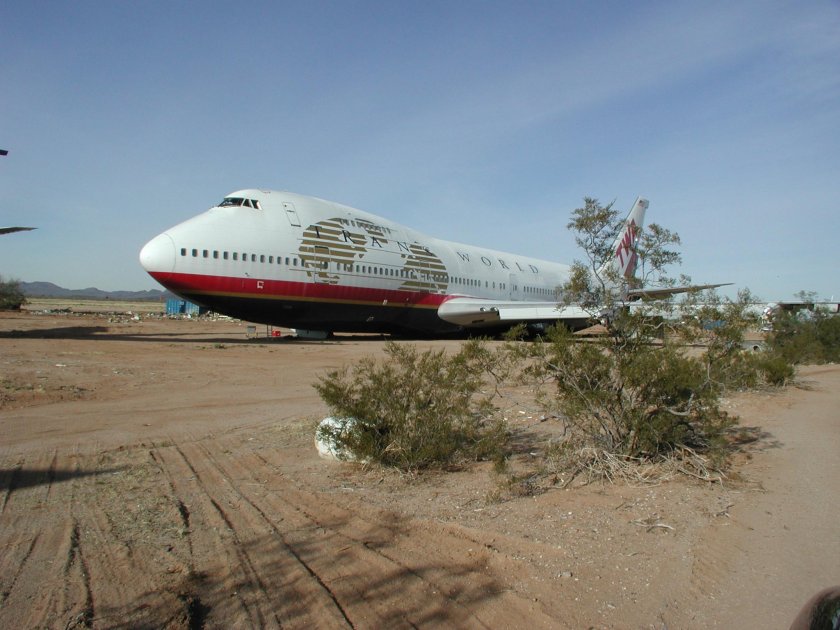 Кладбище самолетов Боинг 747