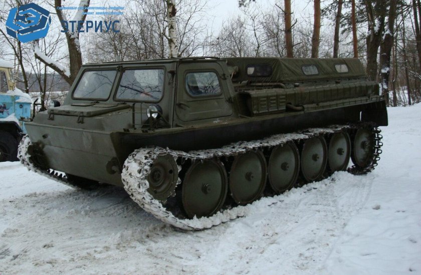 Гусеничный вездеход ГТСМ ГАЗ-71