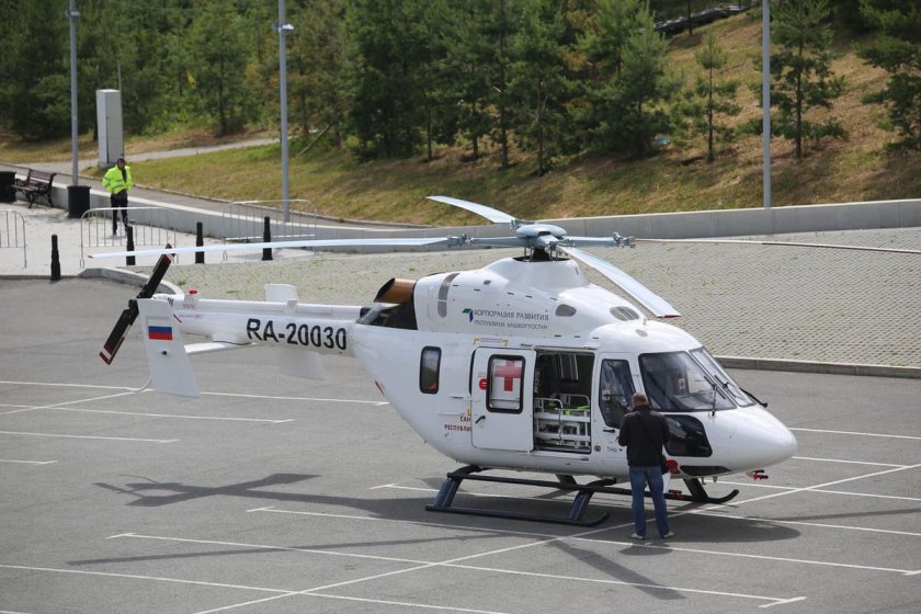 Санавиация Уфа вертолет