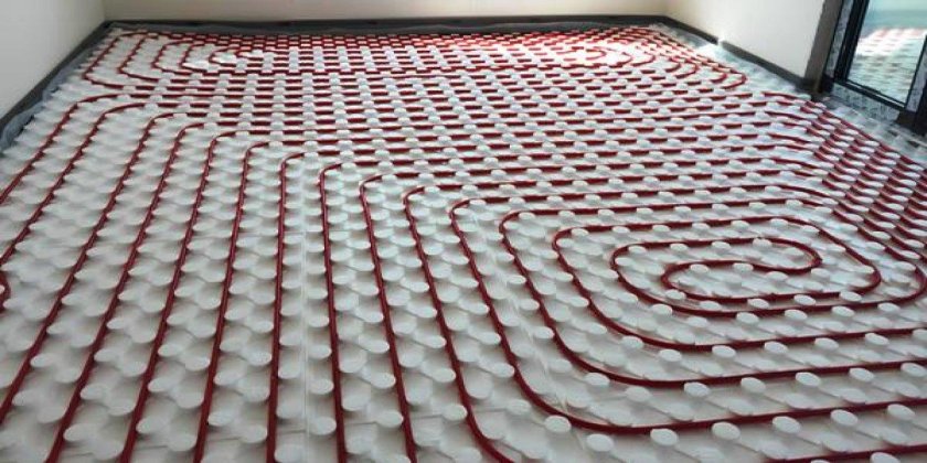 Монтаж теплого водяного пола