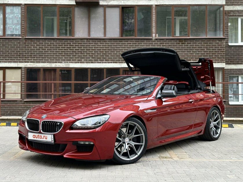 БМВ кабриолет красный