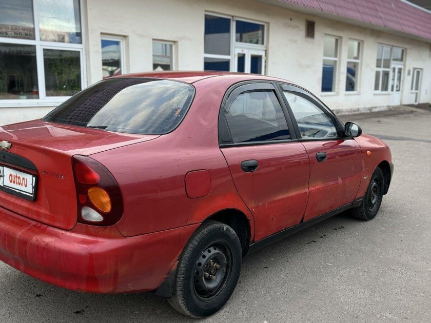 Шевроле ланос 2008 красный