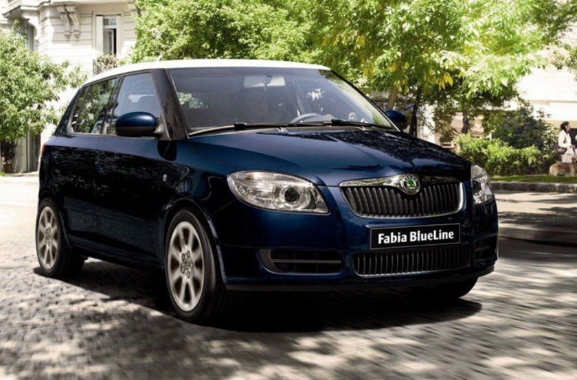 Skoda Fabia 2 черная
