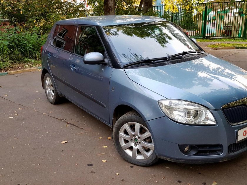 Шкода Фабия 2009 серый