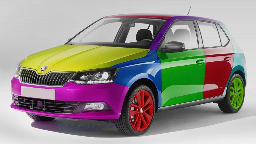 Шкода Фабия 1 цвета кузова