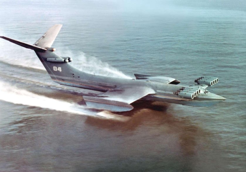 Экраноплан каспийский монсте