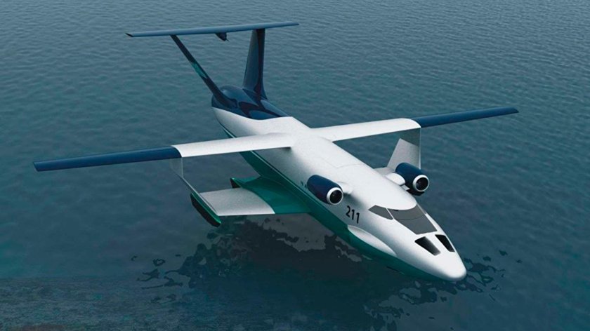 Экраноплан а 050 Чайка 2