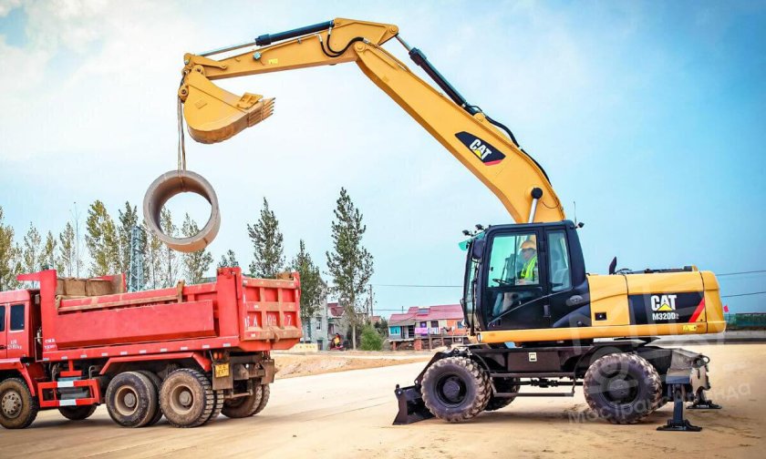 Колесные экскаваторы Caterpillar m315d