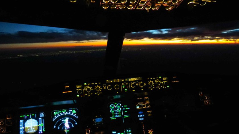 Боинг 777 кабина