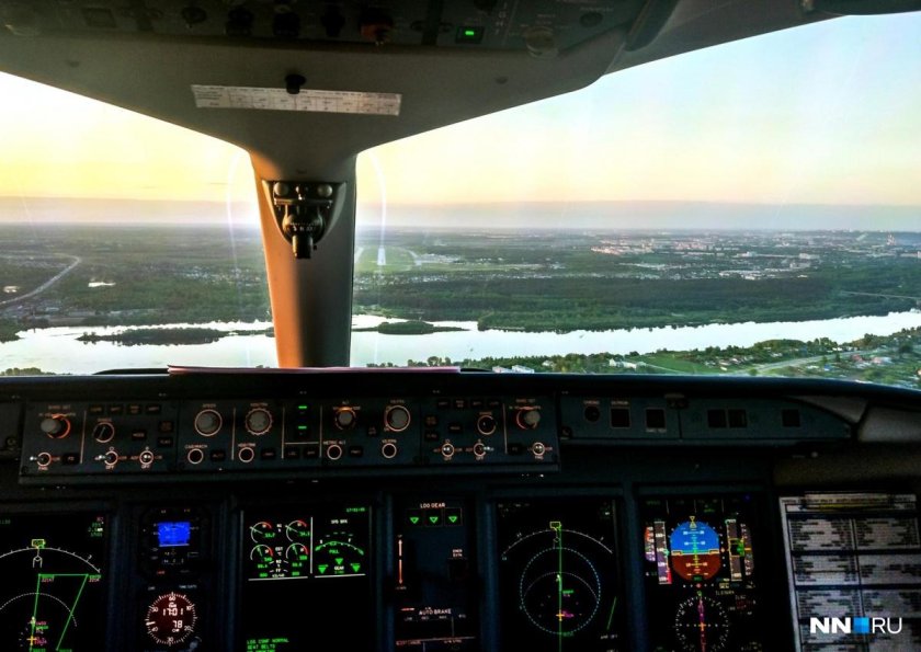 Боинг 737 взлет из кабины пилотов