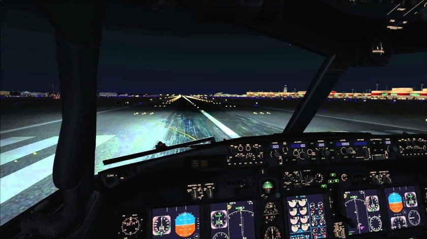 Boeing 737-800 кабина