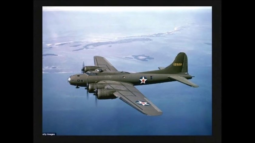 B 17 бомбардировщик