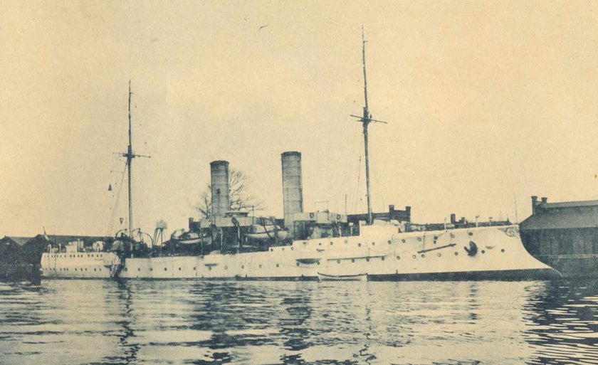 Немецкий крейсер Газелле