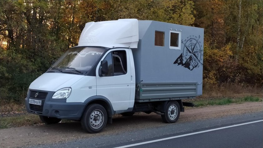 Автодом из бортовой газели