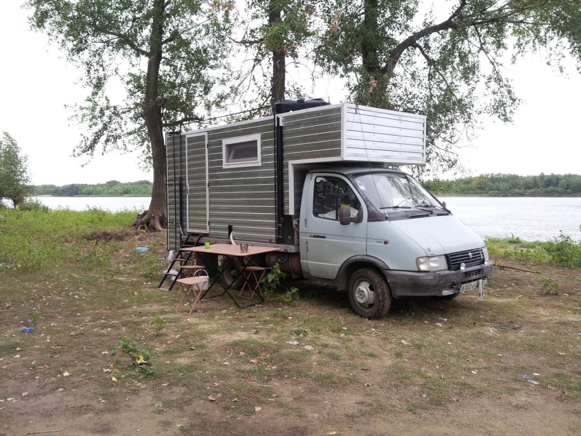 Бортовая Газель автодом