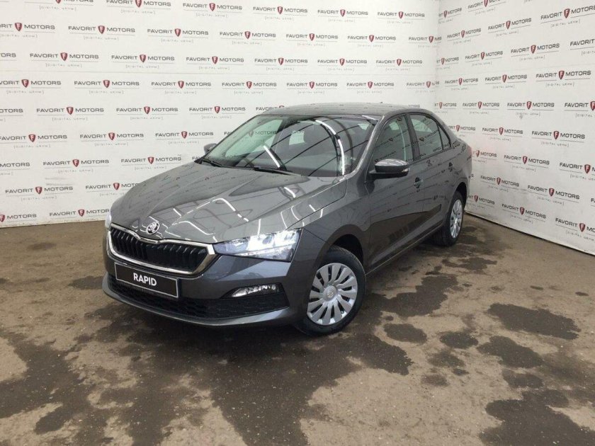 Шкода Рапид 2021 серый