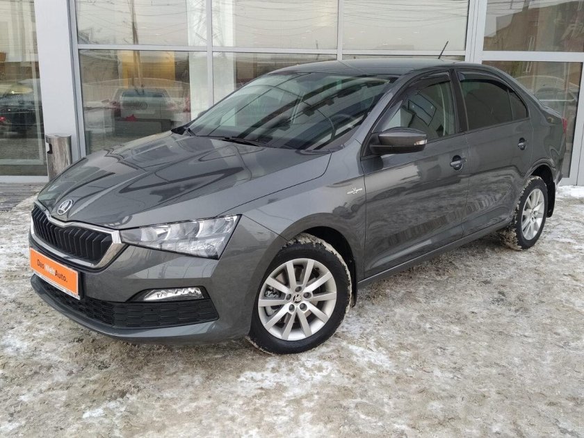 Серый Skoda Rapid II 1.6 at (110 л.с.) с пробегом