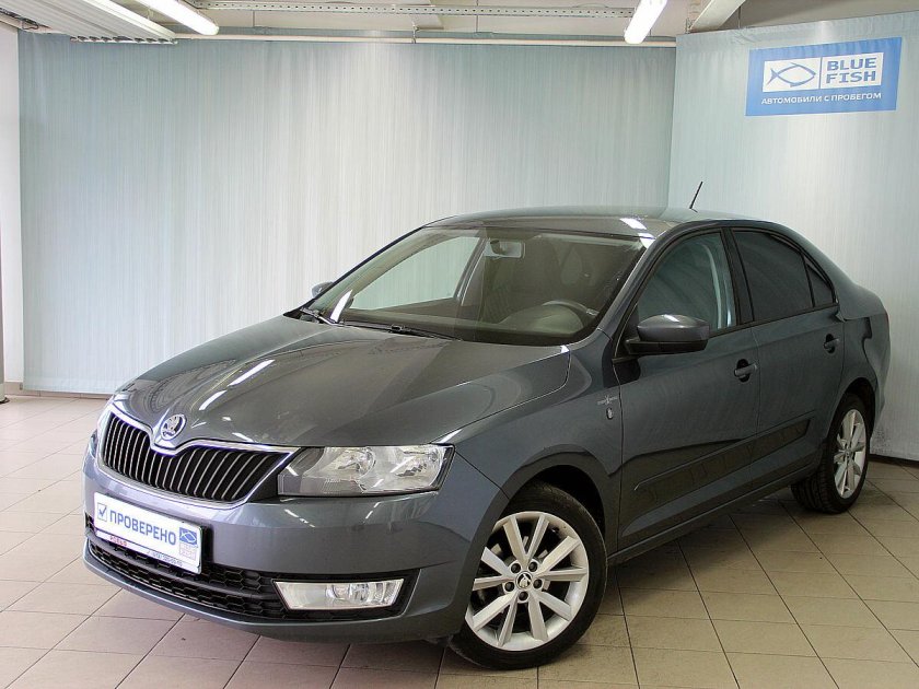 Шкода Рапид 2017 серая