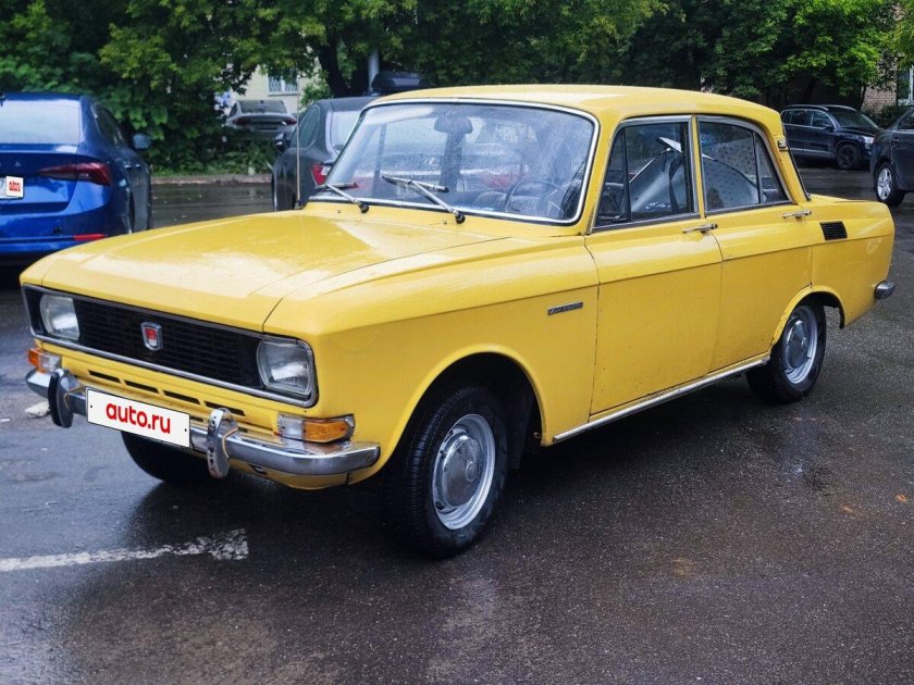 Москвич 2140 1977 желтый