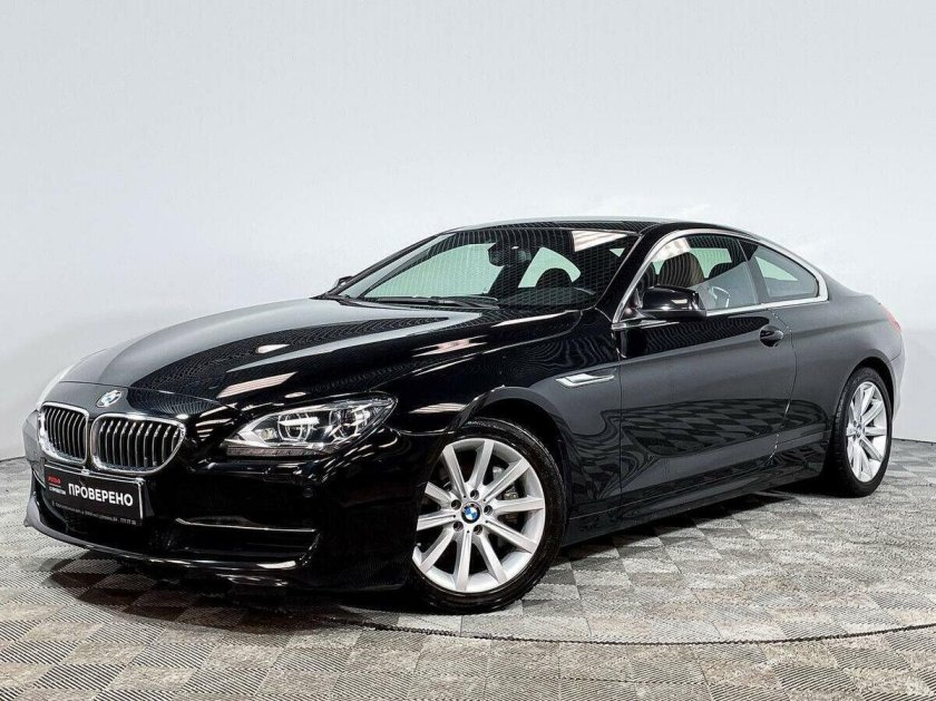 БМВ 6 серии черная