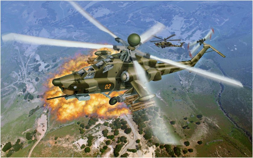 Боевой вертолет ми-28н «ночной охотник»