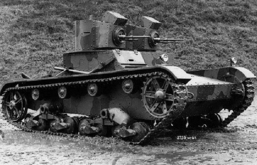 Танк т-26 двухбашенный