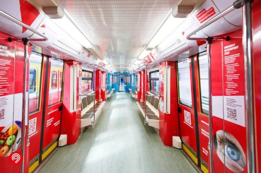 Тематический поезд в метро