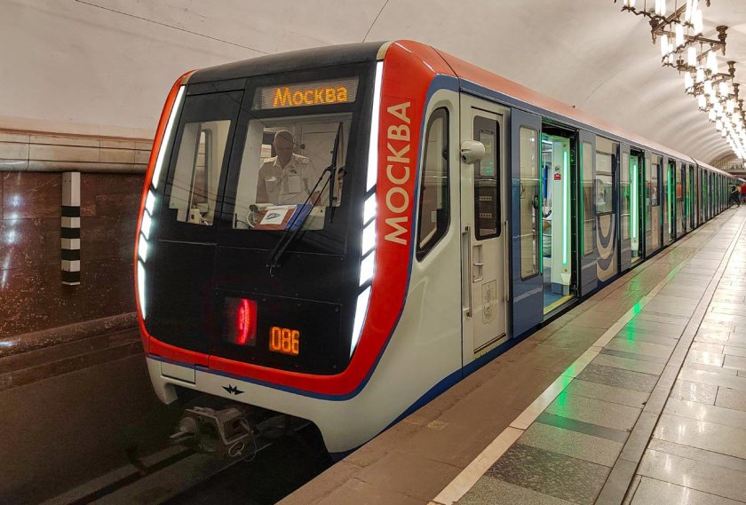 Москва 2017 Метропоезд