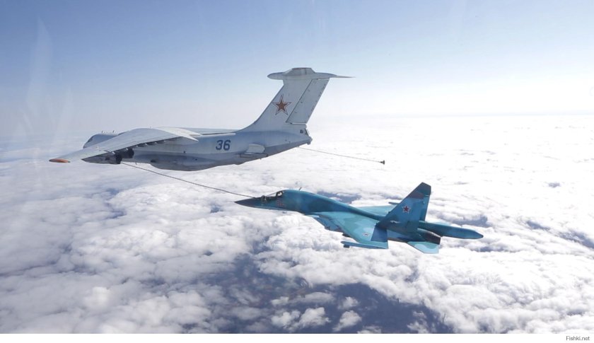 Су 34 дозаправка в воздухе