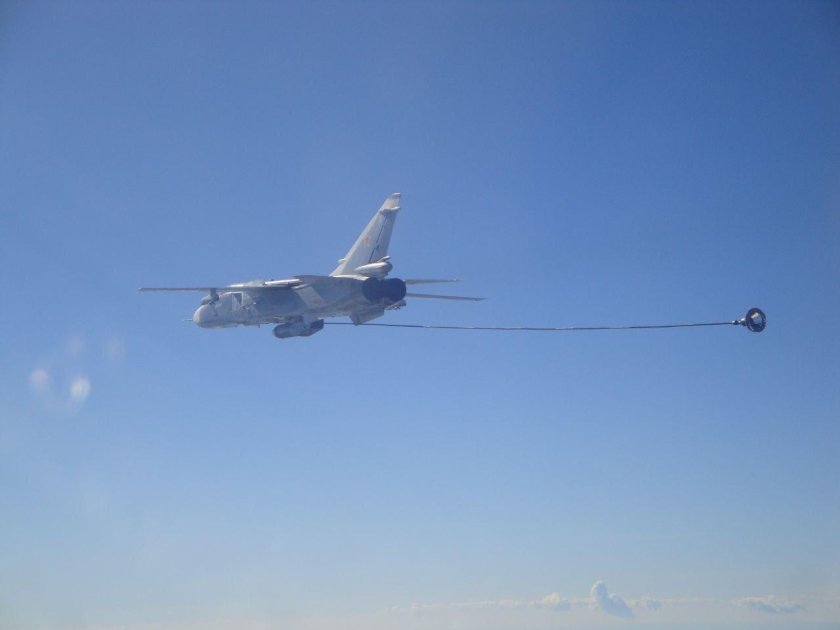 Ту-22м3 дозаправка в воздухе