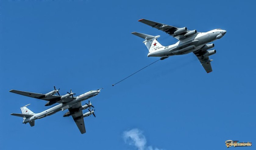 Ту 95 дозаправка в воздухе