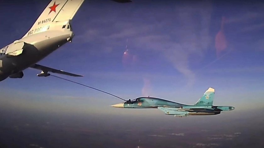 Су 34 дозаправка