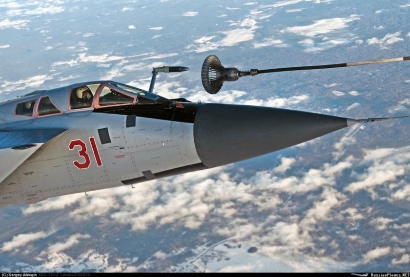 Миг-31 дозаправка