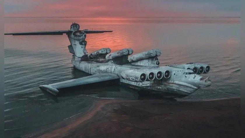 Каспийский монстр экраноплан лунь